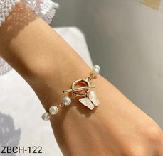 ZBCH122  Pearl Butterfly Bracelet