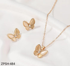 ZPSH484 Imp Butterfly Pendant Set