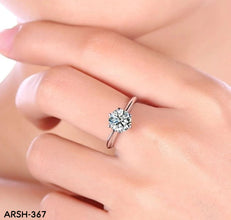 ARSH367  Birthstone Ring Adjustable