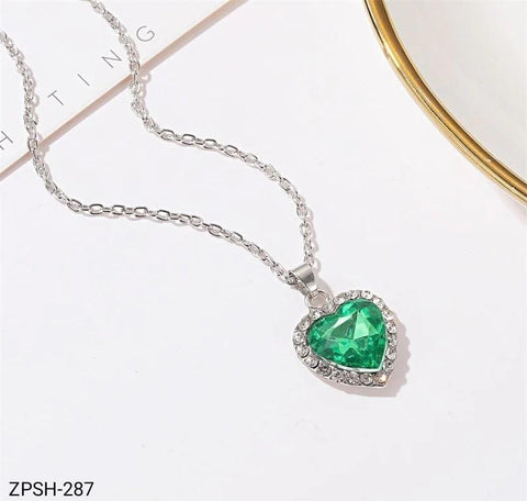 ZPSH287  Heart Pendant Necklace