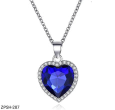 ZPSH287  Heart Pendant Necklace